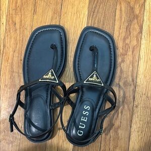 GUESS Black Sandals for Women